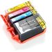 Set of 4 Compatible HP 934XL & Compatible HP 935XL High Yield Ink Cartridges