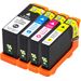 Set of 4 Compatible Dell Series 33 / 34 Extra High Yield Ink Cartridges