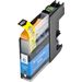 Set of 2 Compatible Brother LC-205C Cyan Extra High Yield Ink Cartridges