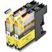 Set of 2 Compatible Brother LC-203 Yellow High Yield Ink Cartridges (Replaces LC-201)