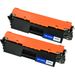 Set of 2 Compatible HP 17A Black Toner Cartridges (CF217A)