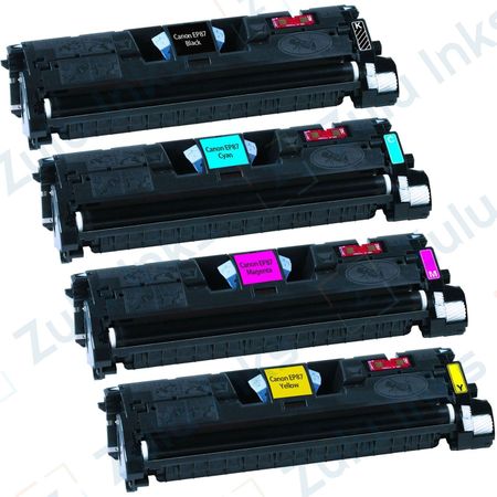 Set of 4 Compatible Canon EP-87 Toner Cartridges