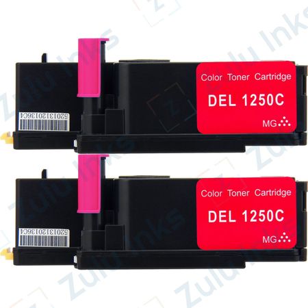 Compatible Dell 331-0780 Magenta High Yield Toner Cartridges 2-Pack (5GDTC)