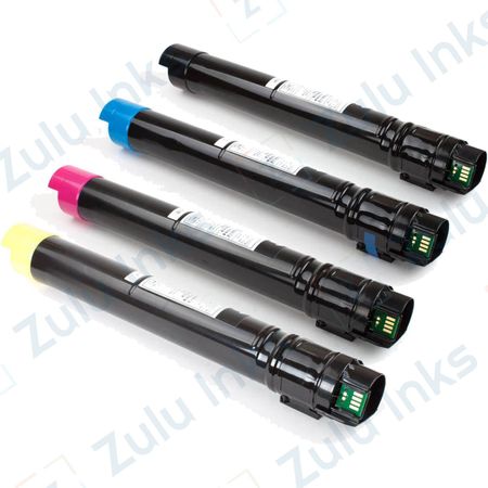 Set of 4 Compatible Dell 7130 / 7130cdn High Yield Toner Cartridges