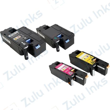 Set of 4 Compatible Dell E525w Toner Cartridges