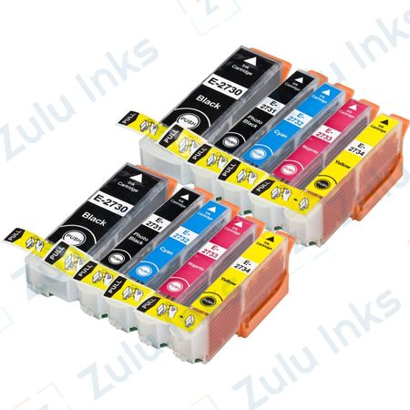 Set of 10 Compatible Epson 273XL High Yield Ink Cartridges