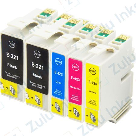 Set of 5 Compatible Epson 32 & Epson 42 Ink Cartridges