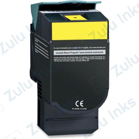 Compatible Lexmark C540H2YG Yellow High Yield Toner Cartridge