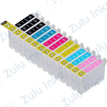 Set of 13 Compatible Epson 78 Ink Cartridges