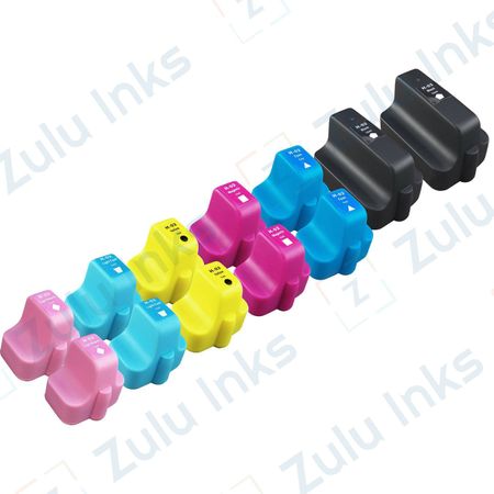 Set of 12 Compatible HP 02 Ink Cartridges