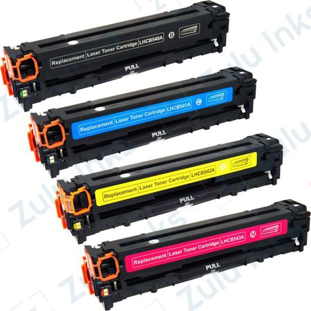 Set of 4 Compatible HP 125A Toner Cartridges