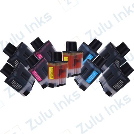 Set of 10 Compatible Brother LC-41 Ink Cartridges