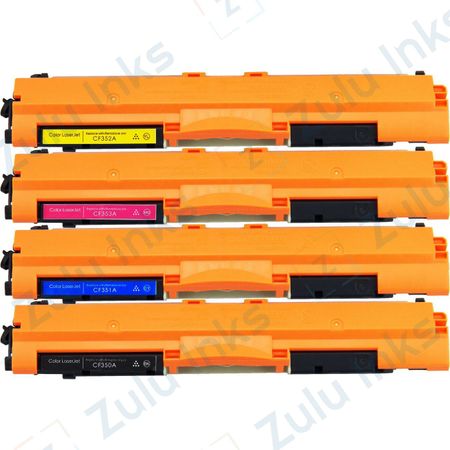 Set of 4 Compatible HP 130A Toner Cartridges