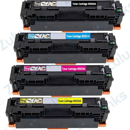 Set of 4 Compatible HP 414X High Yield Toner Cartridges