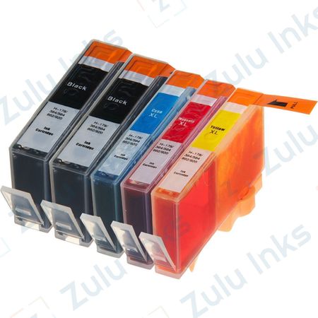 Set of 5 Compatible HP 920XL High Yield Ink Cartridges