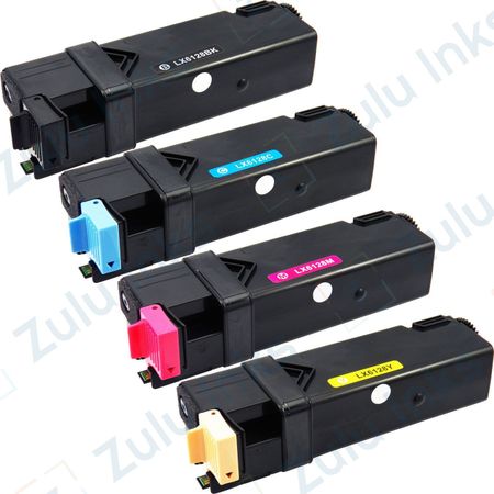 Set of 4 Compatible Xerox Phaser 6128 Toner Cartridges