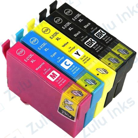 Set of 5 Compatible Epson 212XL High Yield Ink Cartridges