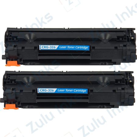 Set of 2 Compatible Canon 126 Black Toner Cartridges (3483B001)