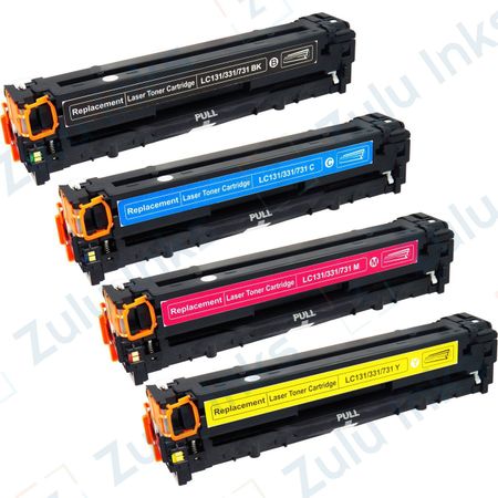 Set of 4 Compatible Canon 131 Toner Cartridges