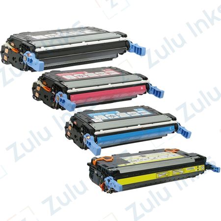 Set of 4 Compatible HP 643A Toner Cartridges