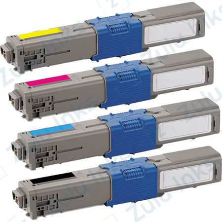 Set of 4 Compatible OkiData Type C17 Toner Cartridges