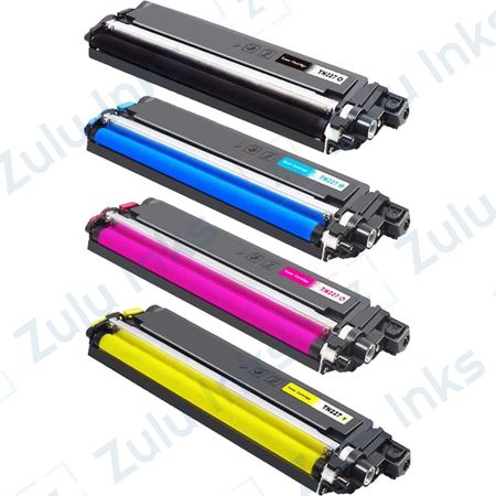 Set of 4 Compatible Brother TN-227 High Yield Toner Cartridges (Replaces TN-223)