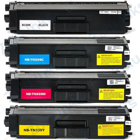 Set of 4 Compatible Brother TN-339 Extra High Yield Toner Cartridges