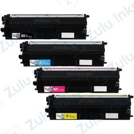 Set of 4 Compatible Brother TN-439 Ultra High Yield Toner Cartridges