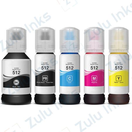 Set of 5 Compatible Epson T512 Ink Bottle