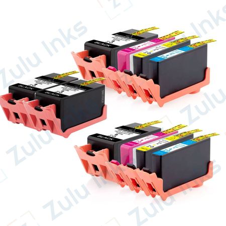 Set of 10 Compatible HP 910 XL High Yield Ink Cartridges