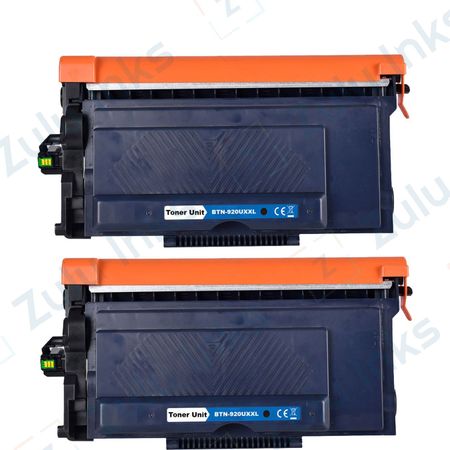 Set of 2 Compatible Brother TN920 UXL Ultra Yield Laser Toner Cartridge