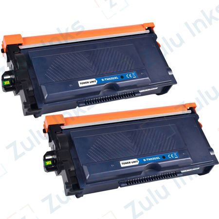 Set of 2 Compatible Brother TN920 XL High Yield Laser Toner Cartridge