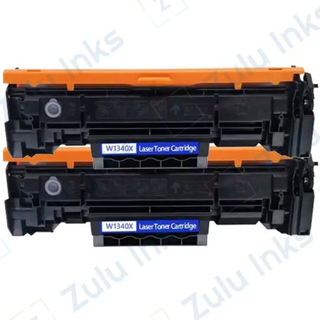 Set of 2 Compatible HP 134X High Yield Laser Toner Cartridge (W1340X)