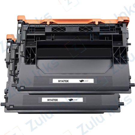 Set of 2 Compatible HP 147X High Yield Laser Toner Cartridge (W1470X)