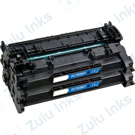 Set of 2 Compatible HP 89A Laser Toner Cartridge (CF289A)