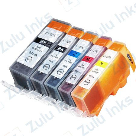 Set of 5 Compatible Canon PGI-225 & CLI-226 Ink Cartridges