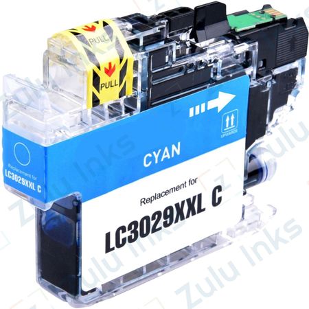 Compatible Brother LC-3029C Cyan Extra High Yield Ink Cartridge