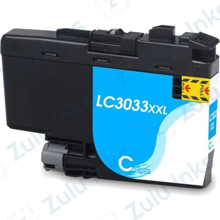 Compatible Brother LC-3033C Cyan Extra High Yield Ink Cartridge