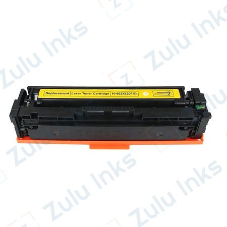 Compatible HP 201X / CF402X Yellow High Yield Toner Cartridge (Replaces 201A / CF402A)