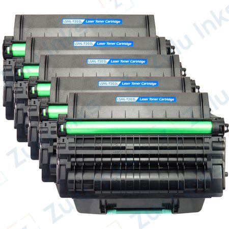 5 x Samsung Compatible MLT-D203L Black High-Yield Toner Cartridges