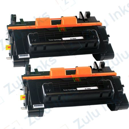 2 x HP Compatible 90A Compatible Black Toner Cartridges (CE390A)