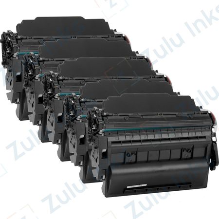 5 x HP Compatible 87X Black High-Yield Toner Cartridges (CF287X)