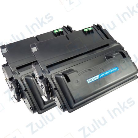 2 x HP Remanufactured 39A Black Toner Cartridges (Q1339A)