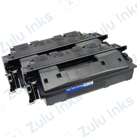 2 x HP Compatible 27X Black High-Yield Toner Cartridges (C4127X)