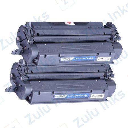 2 x HP Remanufactured 24A High-Yield Black Toner Cartridges (Q2624A)