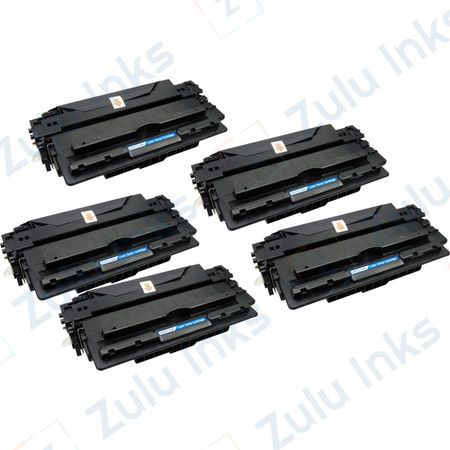 5 x HP Remanufactured 16A Black Toner Cartridges (Q7516A)