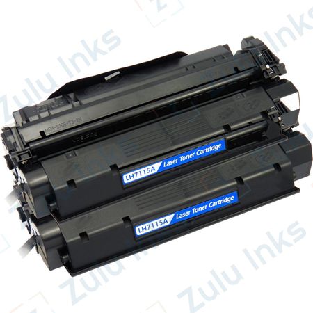 2 x HP Remanufactured 15A Black Toner Cartridges (C7115A)