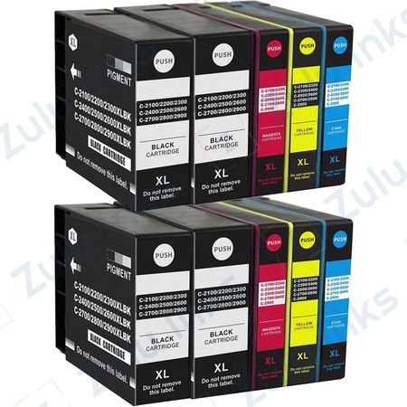 10 x Compatible Canon PGI-2200XL High-Yield Ink Cartridges