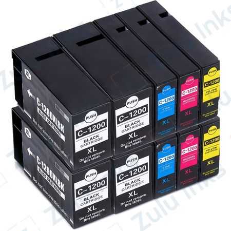 10 x Compatible Canon PGI-1200XL High-Yield Ink Cartridges