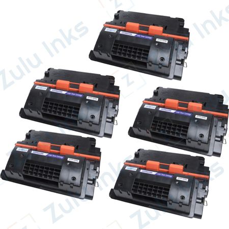 5 x Compatible Canon 039H Black High-Yield Toner Cartridges (0288C001 / 0287C001)